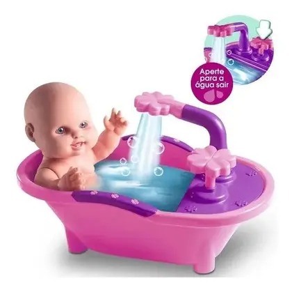 BONECA MILKINHA BANHO